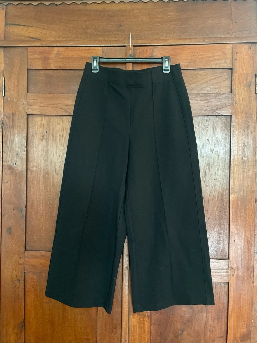 Jones New York Black High-Rise Wide Leg Pants